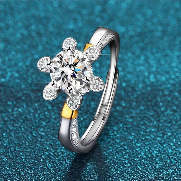 1 CT GRA CERTIFIED MOISSANITE 925 SILVER