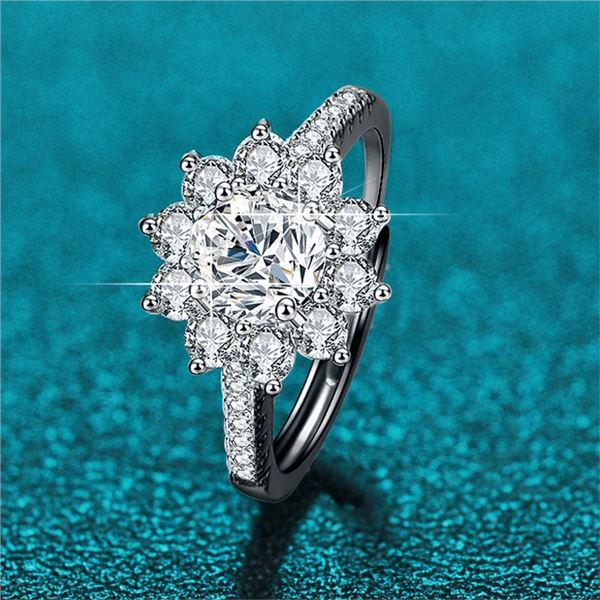 1 CT GRA CERTIFIED BRILLIANT CUT MOISSANITE 925S