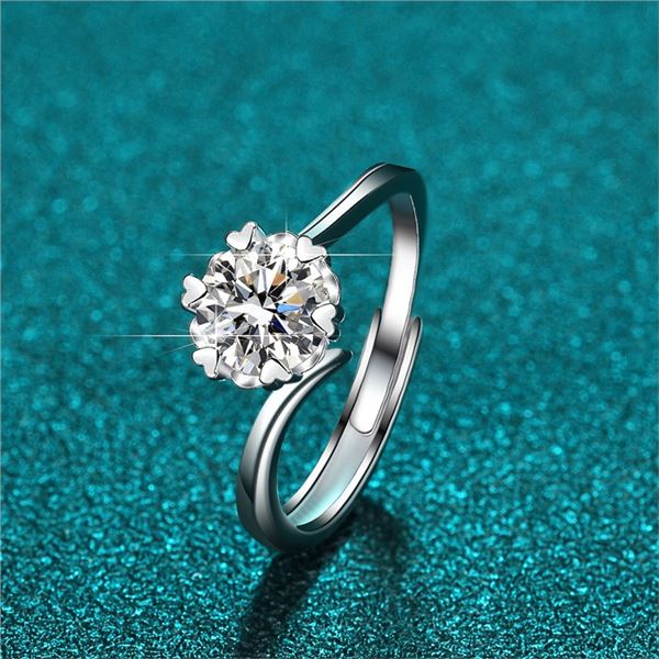 1 CT GRA CERTIFIED BRILLIANT CUT MOISSANITE