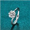 Image 1 : 1 CT GRA CERTIFIED BRILLIANT CUT MOISSANITE
