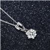Image 4 : 2 CT GRA CERTIFIED MOISSANITE 925 SILVER NECKLACE