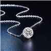 Image 3 : 2 CT GRA CERTIFIED MOISSANITE 925 SILVER NECKLACE