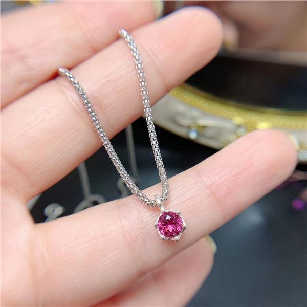 1 CT GRA CERTIFIED MOISSANITE 925 SILVER NECKLACE