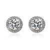 Image 2 : 2 CT GRA CERTIFIED MOISSANITE 925 SILVER EARRINGS