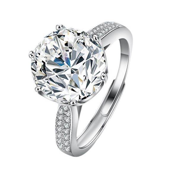 5 CT GRA CERTIFIED BRILLIANT CUT MOISSANITE 925S