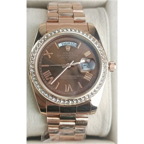 NEW REPLICA ROLEX DATE JUST QUARTZ WATCH