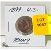 Image 1 : 1897 US INDIAN PENNY