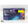 Image 1 : BRAND NEW SONIC 100 XL MEDICAL EXAMINATION GLOVES