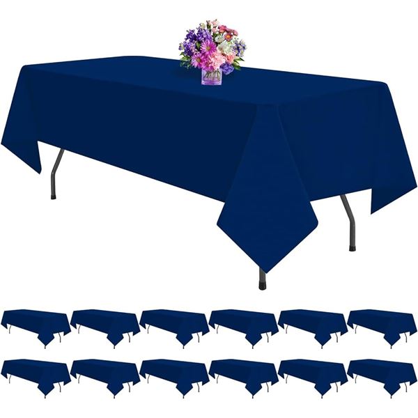 BRAND NEW ROYAL BLUE TABLECLOTH FOR 8 FEET TABLES