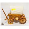 Image 1 : WOODEN TABLE LAMP IN THE SHAPE OF A CHUCK WAGON