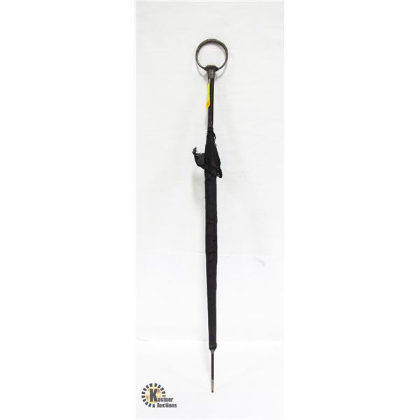 VINTAGE STERLING (STAMPED) SILVER HANDLED UMBRELLA