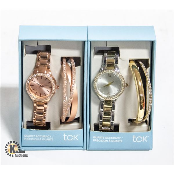 2 WOMENS QUARTZ