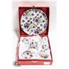 Image 1 : VINTAGE ACE GIFT COLLECTION PURPLE FLOWERS