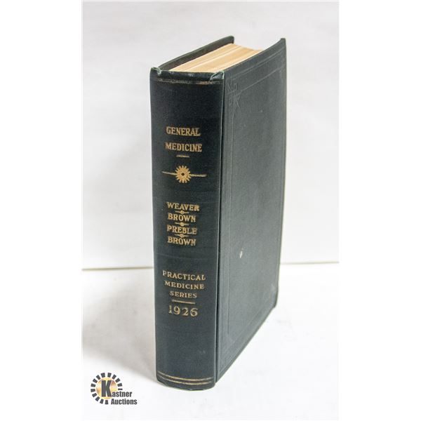 ANTIQUE 1926 PRACTICAL MEDICINE