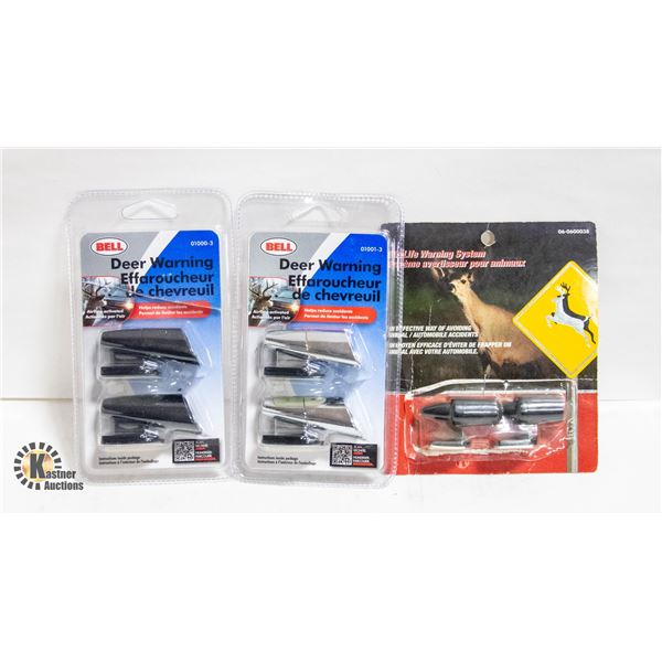 NEW 3PKS W/2 DEER WARNING ALERTS