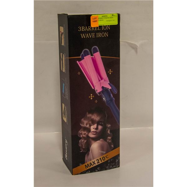 TRIPLE BARREL CURLING IRON 80-210 DEGREES