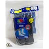 Image 1 : BLACK CREW SOCKS 12-16 SIZE 6-PACK FRUIT OF