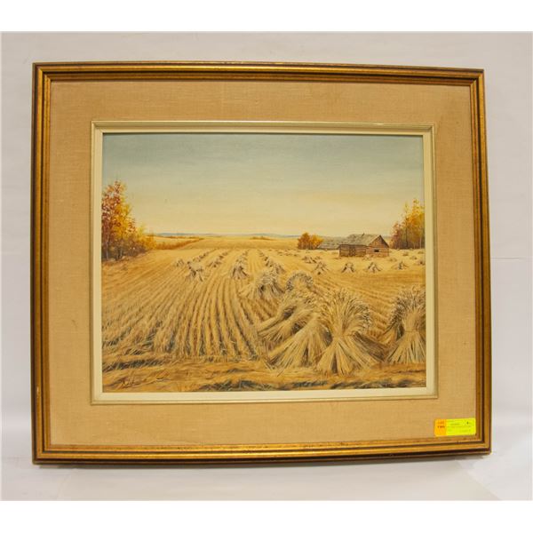 14 HARVEST TIME STUKES IN THE FIELD SIGNED