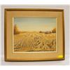 Image 1 : 14 HARVEST TIME STUKES IN THE FIELD SIGNED
