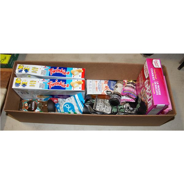 FLAT OF NON PERISHABLE FOOD PRODUCTS