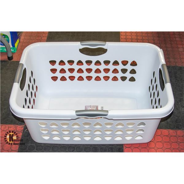 NEW STERILITE 71 LITRE ULTRA LAUNDRY BASKET WHITE