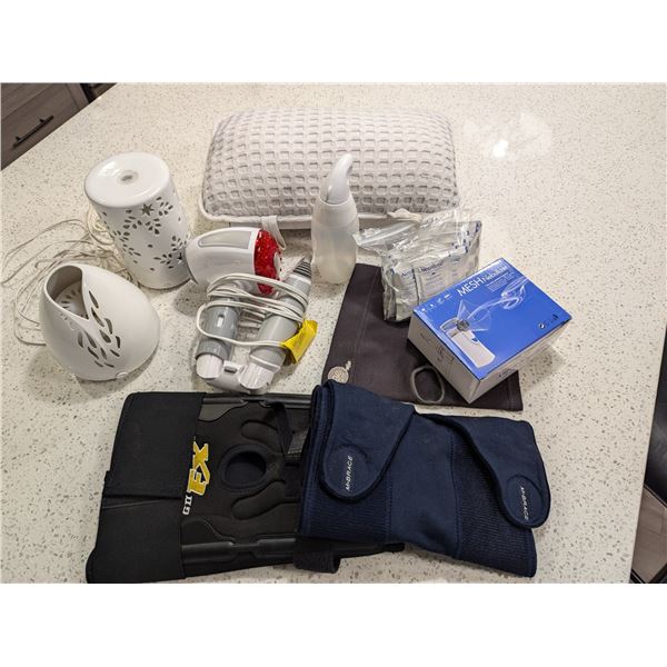 2 ESSENTIAL OIL NEBULIZERS, MASSAGER