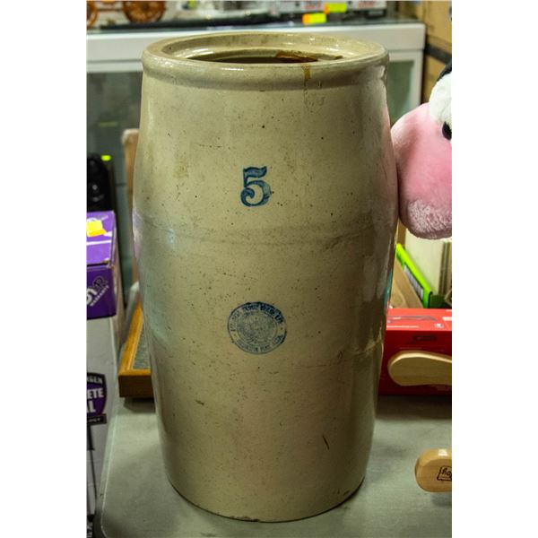 CIRCA 1916 MEDALTA 5 GAL INDIAN HEAD STAMP