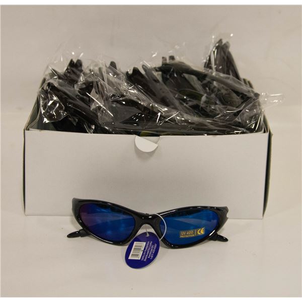 12 BRAND NEW PAIRS OF SPORTS SUNGLASSES TOGETHER