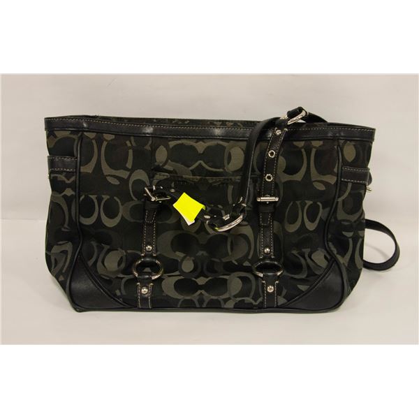 GENUINE BLACK COACH PURSE