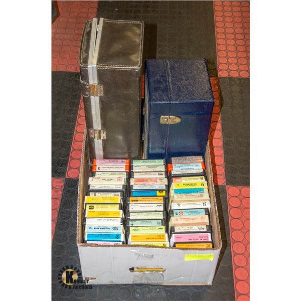 BOX OF ASSORTED 8-TRACKS