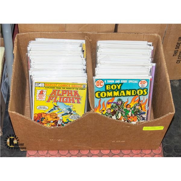 #1 ISSUES ONLY OVER 150 NUMBER ONE COMIC BOOKS BOX