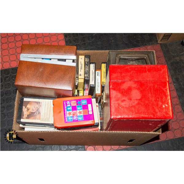 TRAY OF ASSORTED 8-TRACKS