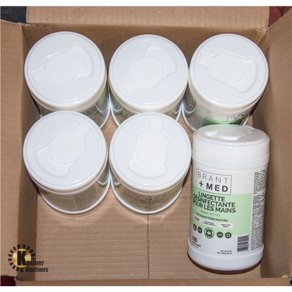 600 BRANT PLUS MED SANITIZER WIPES