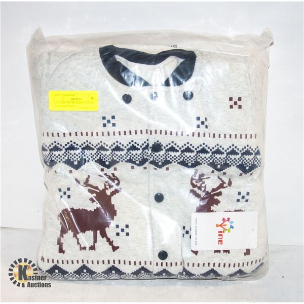 9-12 MONTHS REINDEER THEME SNOWSUIT WITH