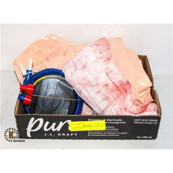 INFLATABLE HALLOWEEN MUMMY WITH PUMP