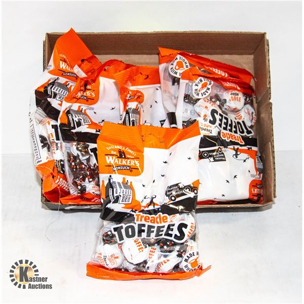 SIX BAGS OF ENGLISH TOFFEE