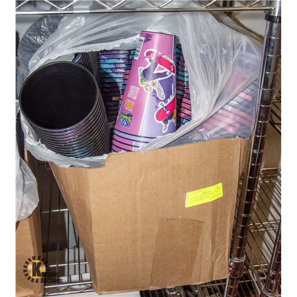 200 REUSABLE PLASTIC SKATEBOARD CUPS