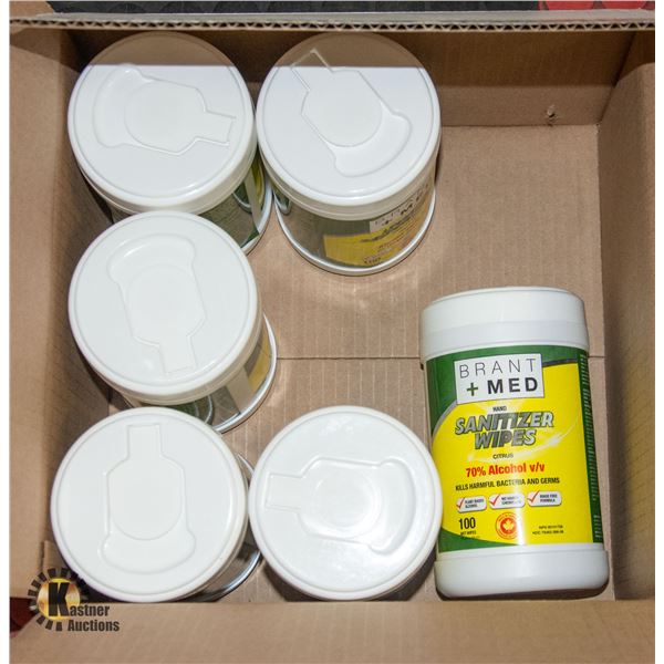 600 BRANT PLUS MED SANITIZER WIPES