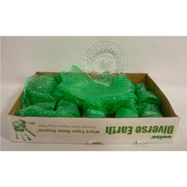 FLAT OF SCOTTISH CRYSTAL PLATES PLUS