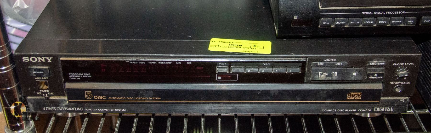 SONY 5 DISC LOADING SYSTEM - Kastner Auctions