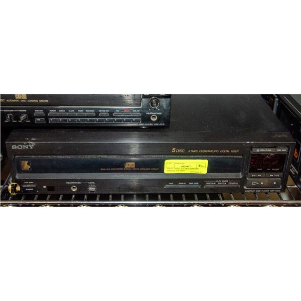 SONY 5 DISC (OVER SAMPLING DIGITAL FILTER)