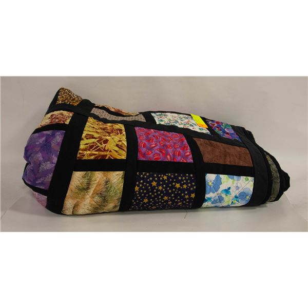 QUEEN SIZE APPROX STAIN GLASS THEME PATCHWORK