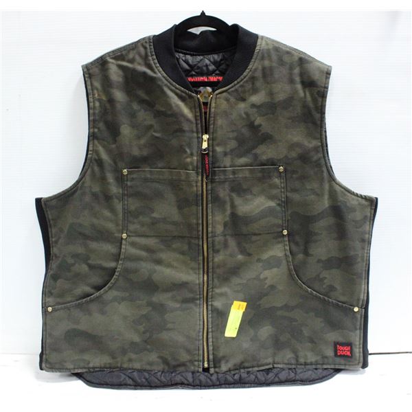 TOUGH DUCK 2XL CAMO INSULATED VEST-ESTATE