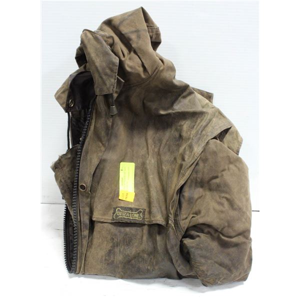 AUSTRALIAN BUSH MAN OIL SKIN SLICKER COAT XL