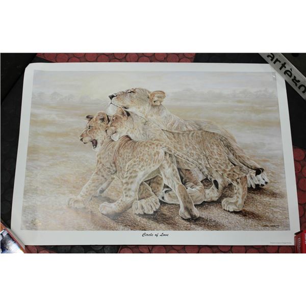 CIRCLE OF LOVE PRINT BY GAIL ADAMS