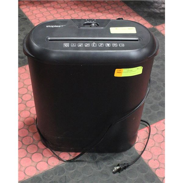 STAPLES PAPER SHREDDER