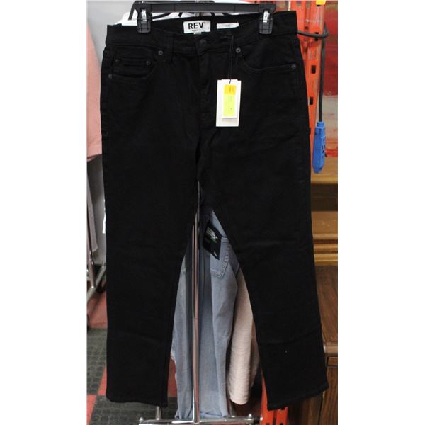 NEW WITH TAGS BLACK JEANS REV REVELATION