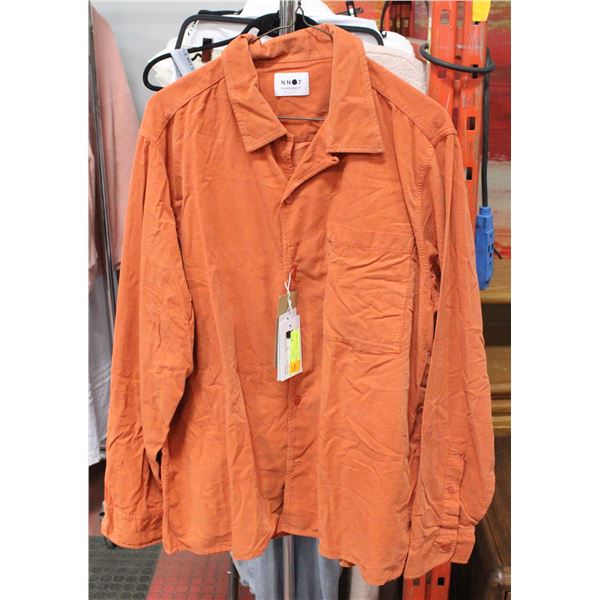 NEW WITH TAGS ORANGE VELVET COURDUROUY