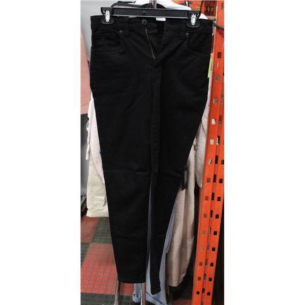 NEW WITH TAGS LADIES SIZE 27 BLACK SKINNY