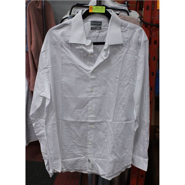 NEW WITH TAG WHITE MICHAEL KORS BUTTON UP